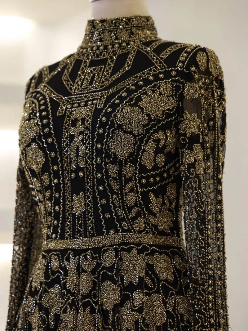 Couture Alberta Modest Evening Dress