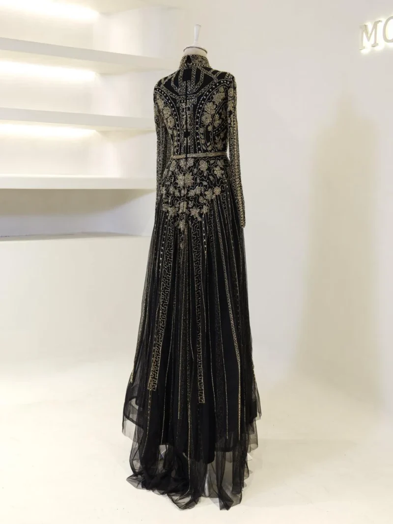 Couture Alberta Modest Evening Dress