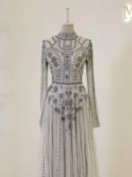 Couture Alberta Modest Evening Dress