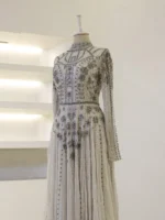 Couture Alberta Modest Evening Dress