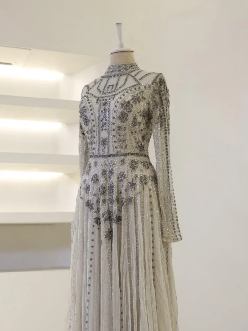 Couture Alberta Modest Evening Dress