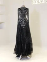 Couture Alberta Modest Evening Dress