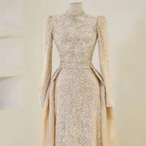 Couture Alfa Modest Evening Dress