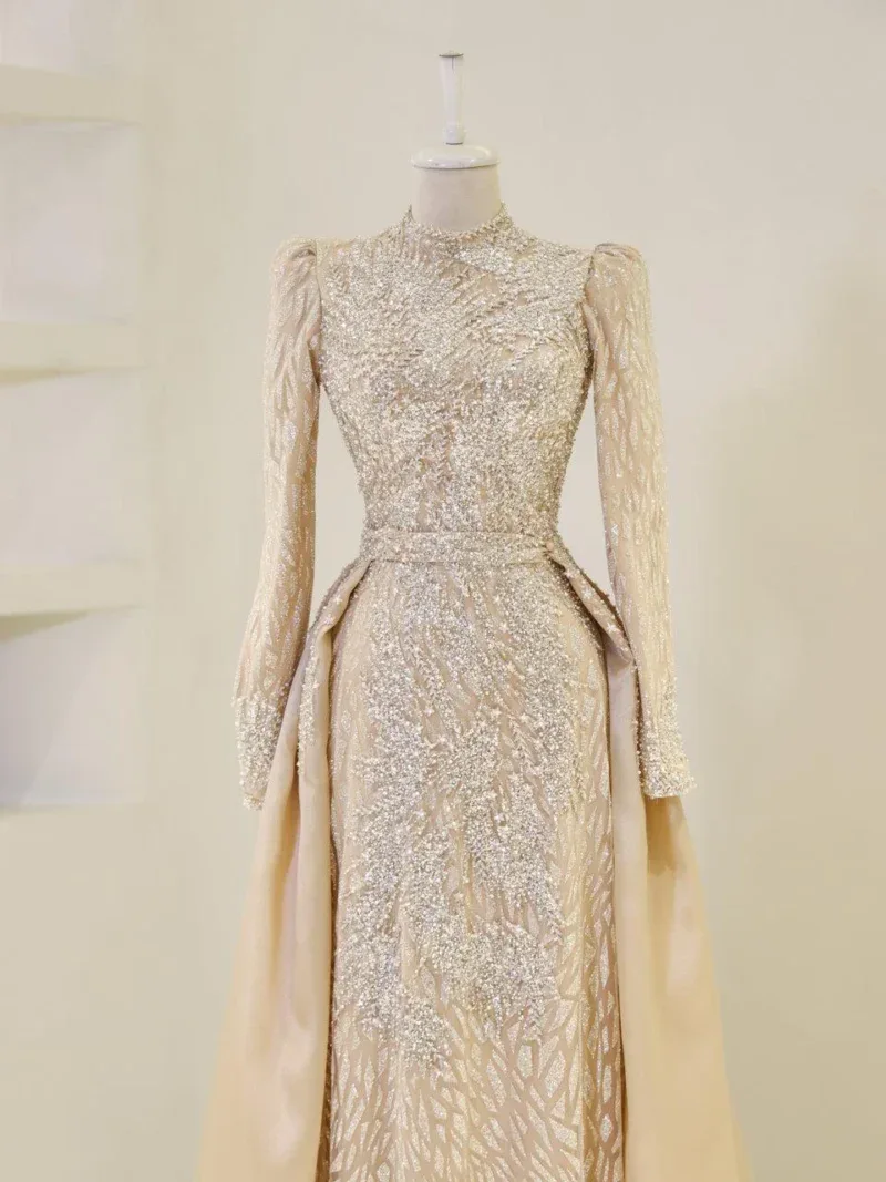 Couture Alfa Modest Evening Dress