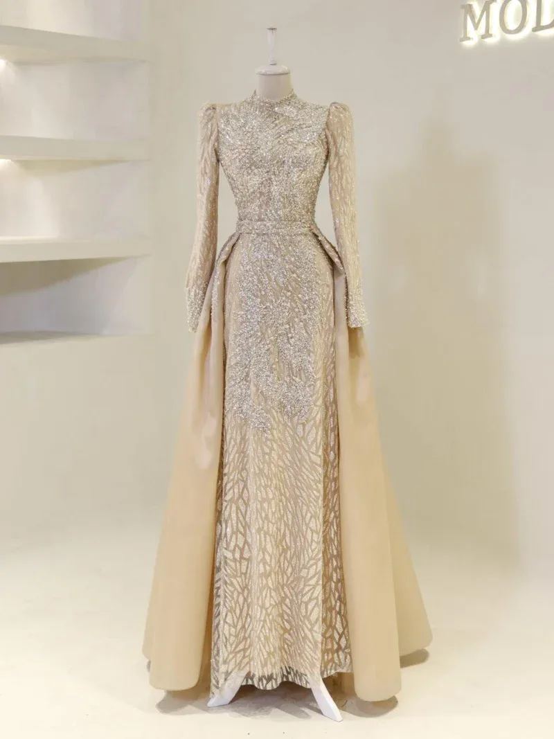 Couture Alfa Modest Evening Dress