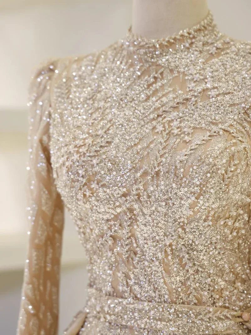 Couture Alfa Modest Evening Dress