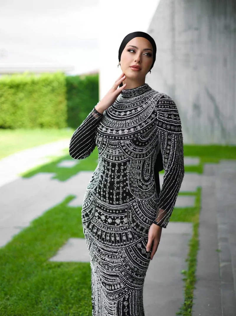 Couture Amy Modest Evening Dress