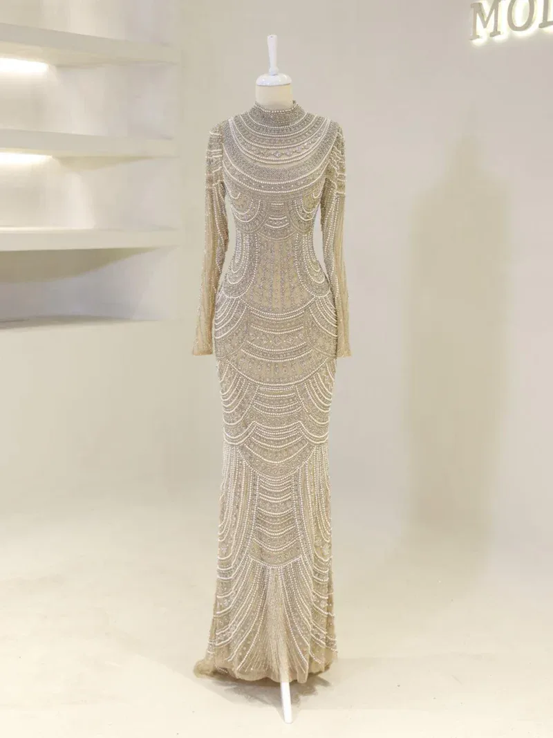 Couture Amy Modest Evening Dress