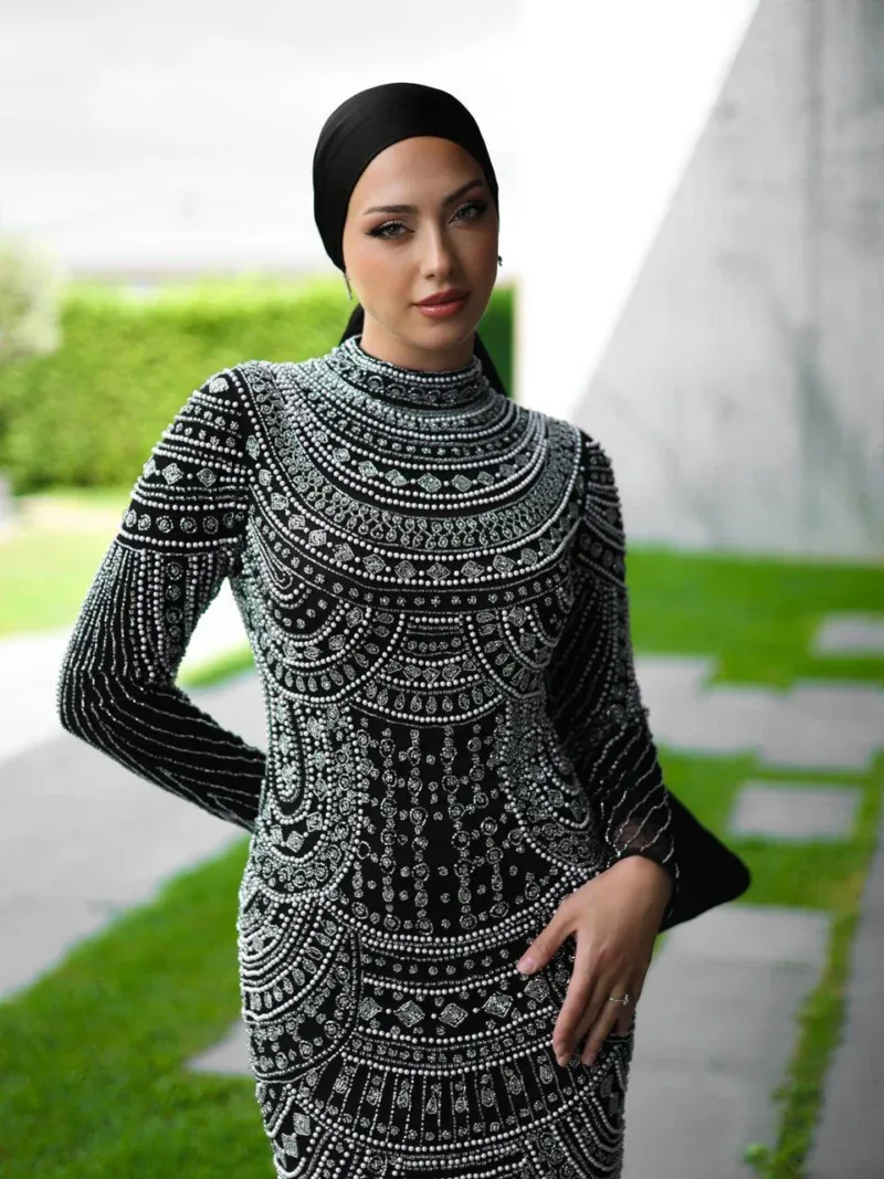 Couture Amy Modest Evening Dress