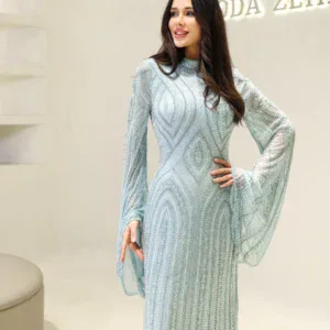 Couture Berru Modest Evening Dress