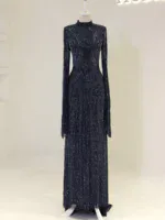 Couture Berru Modest Evening Dress