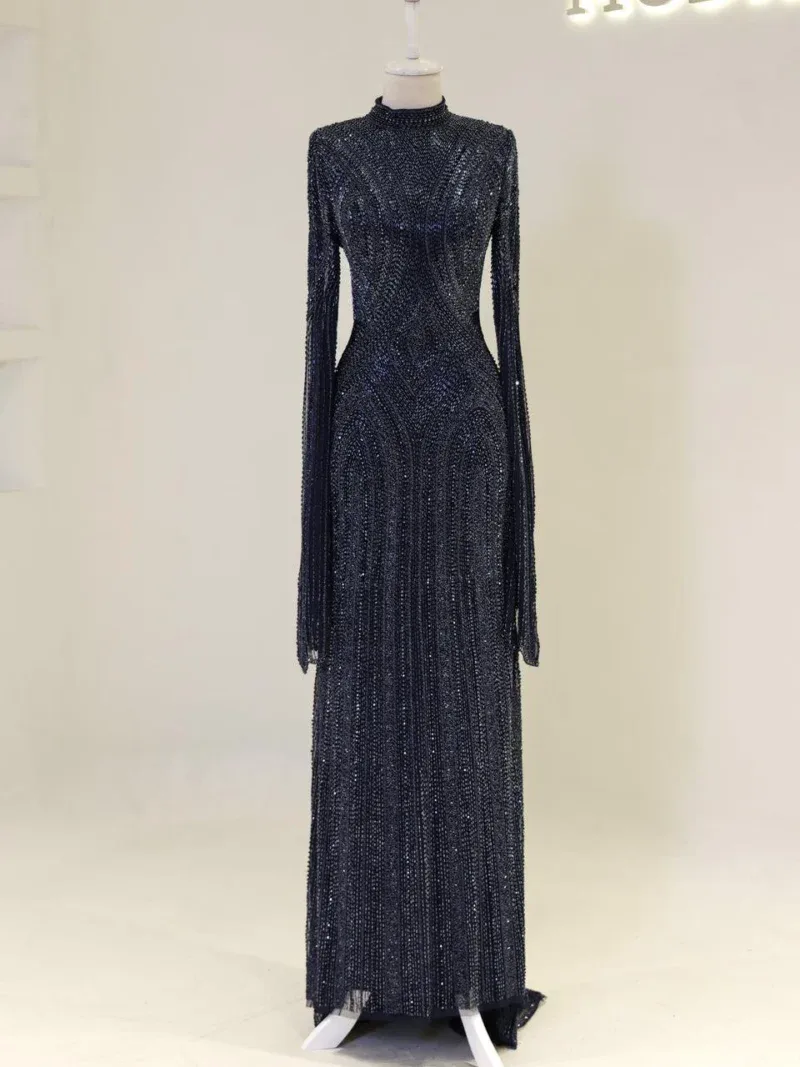 Couture Berru Modest Evening Dress