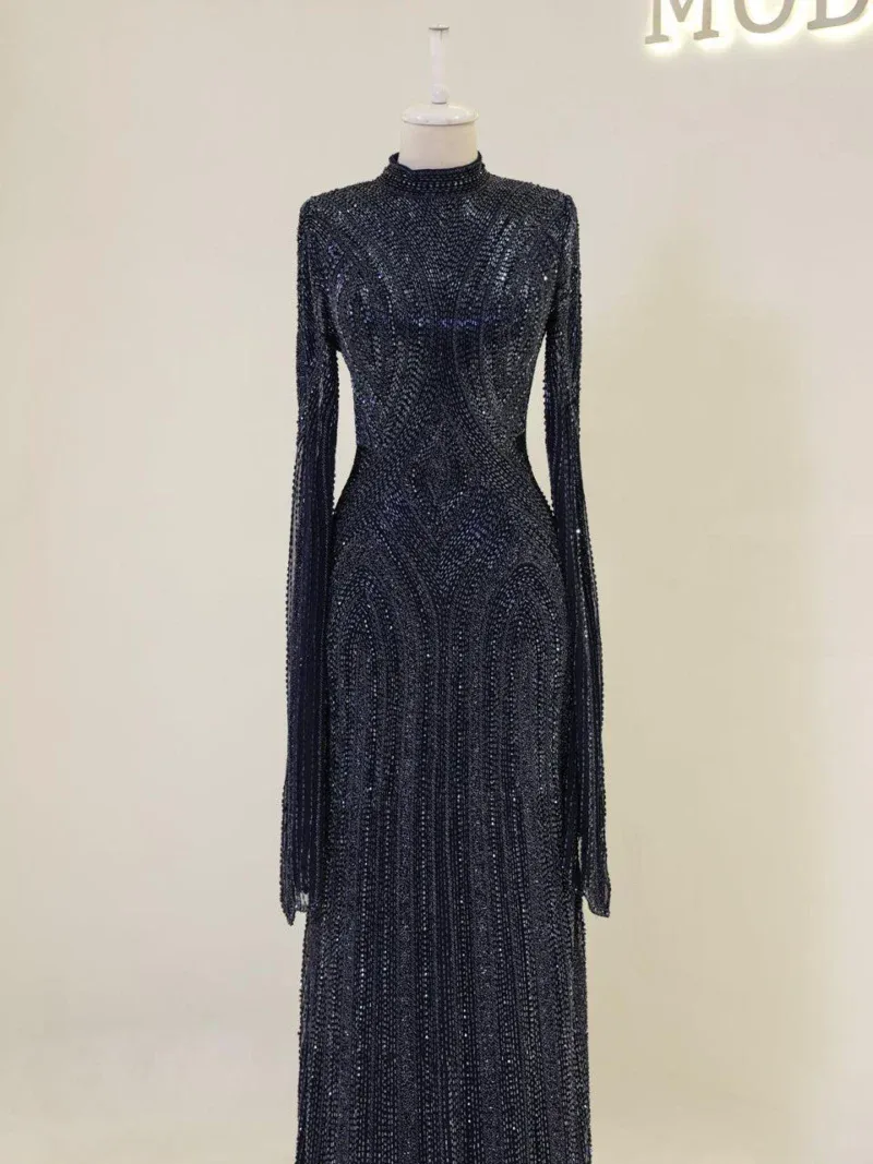 Couture Berru Modest Evening Dress