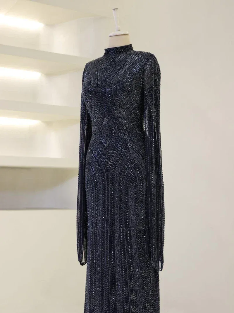 Couture Berru Modest Evening Dress