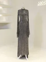 Couture Berru Modest Evening Dress
