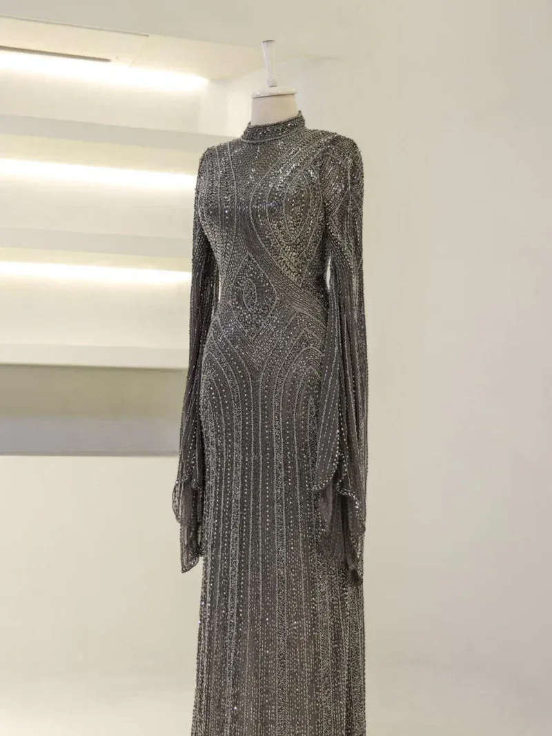 Couture Berru Modest Evening Dress
