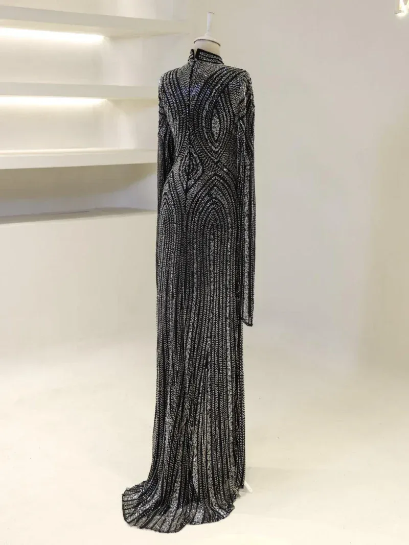 Couture Berru Modest Evening Dress
