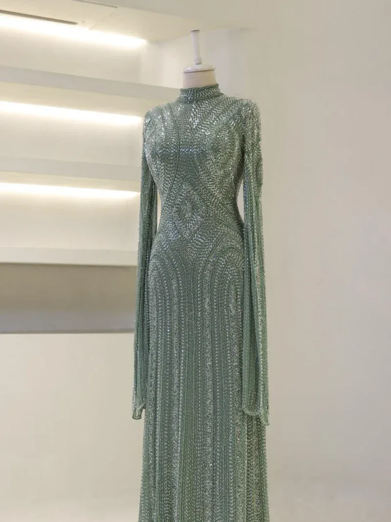 Couture Berru Modest Evening Dress