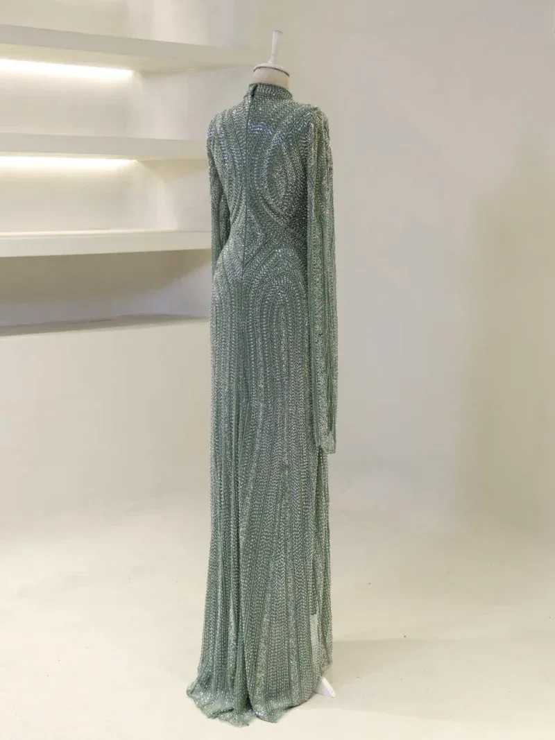 Couture Berru Modest Evening Dress