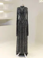 Couture Berru Modest Evening Dress