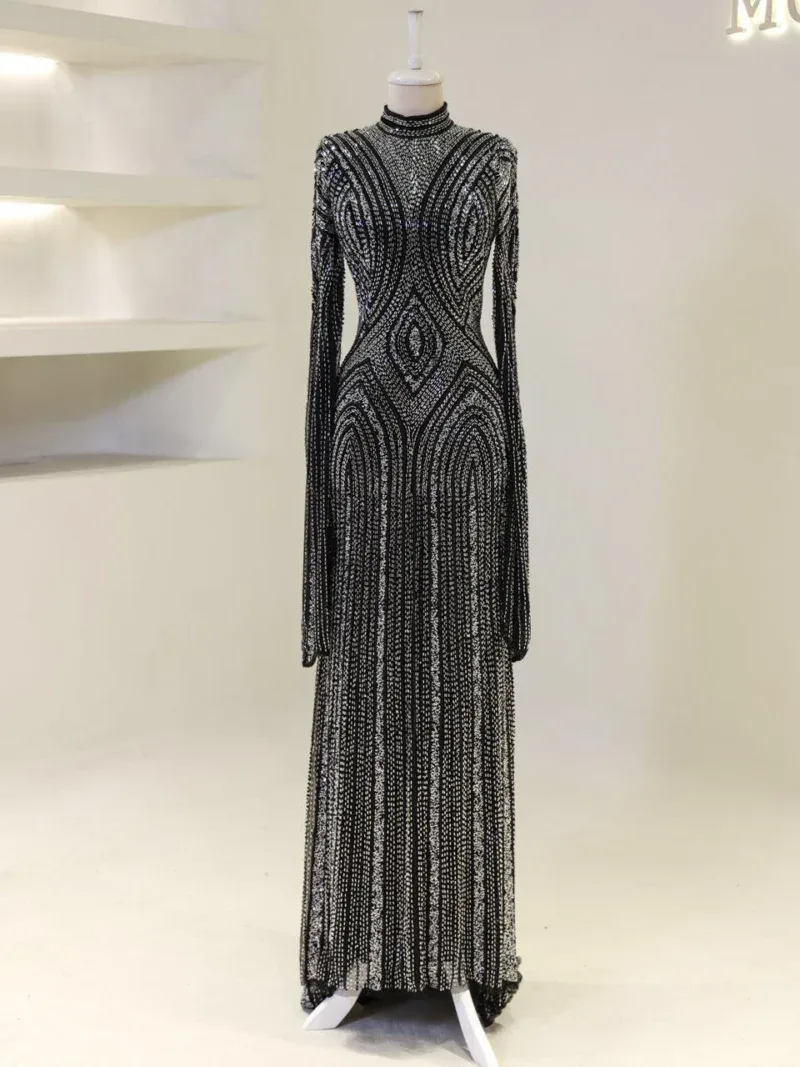 Couture Berru Modest Evening Dress