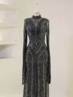 Couture Berru Modest Evening Dress