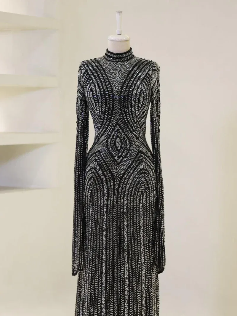 Couture Berru Modest Evening Dress