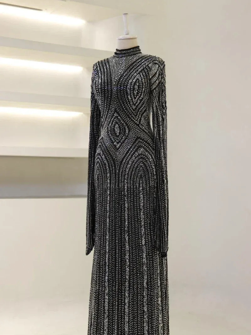 Couture Berru Modest Evening Dress