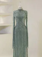 Couture Berru Modest Evening Dress