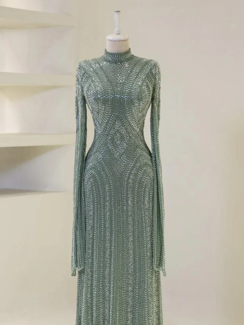 Couture Berru Modest Evening Dress