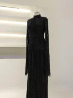 Couture Berru Modest Evening Dress