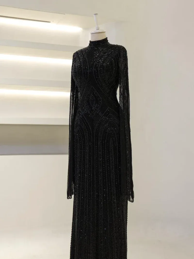 Couture Berru Modest Evening Dress