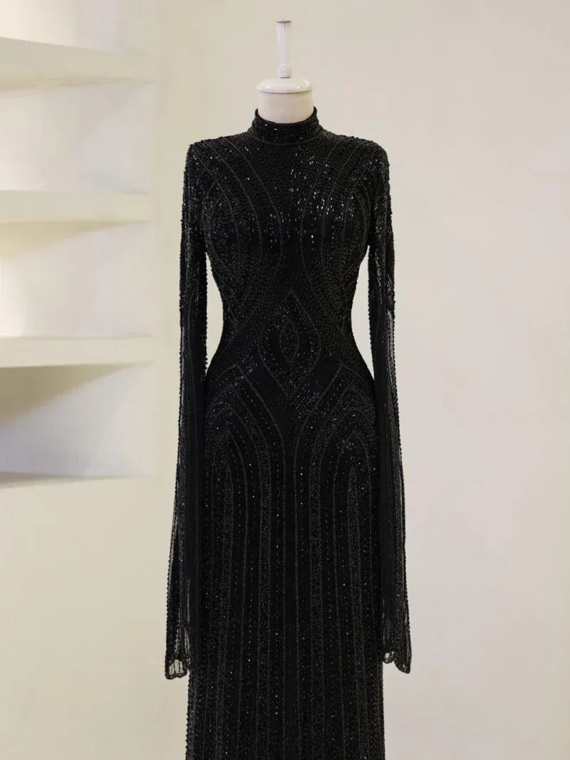 Couture Berru Modest Evening Dress