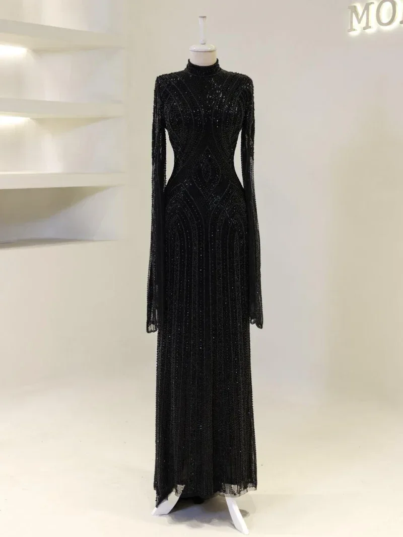 Couture Berru Modest Evening Dress