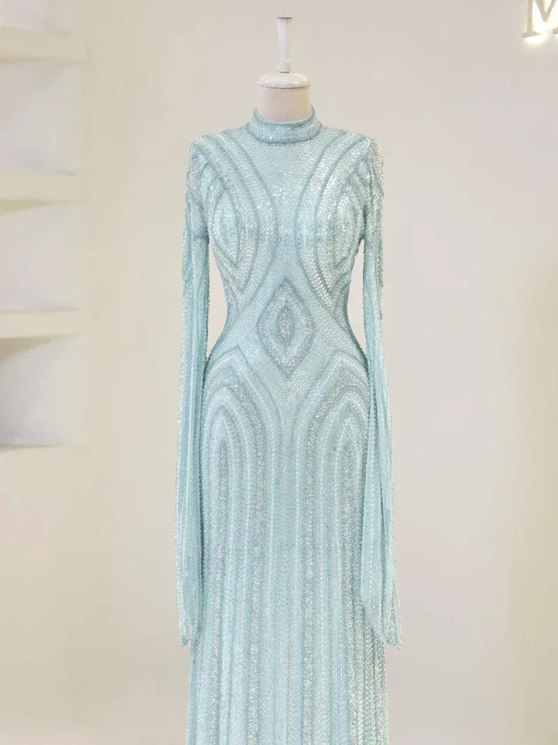 Couture Berru Modest Evening Dress