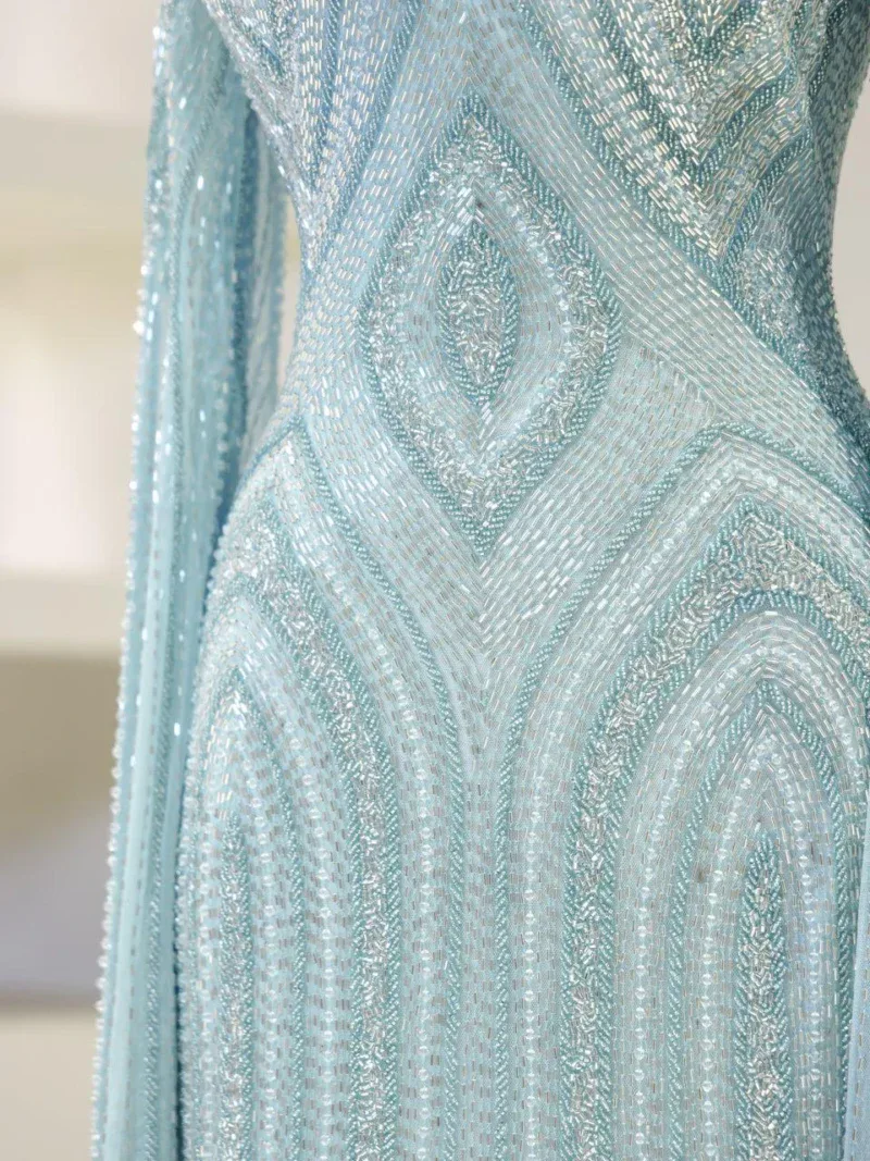 Couture Berru Modest Evening Dress