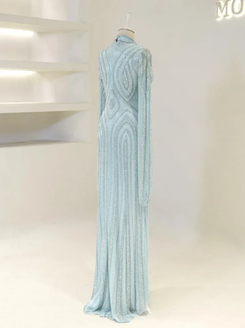Couture Berru Modest Evening Dress