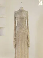 Couture Berru Modest Evening Dress