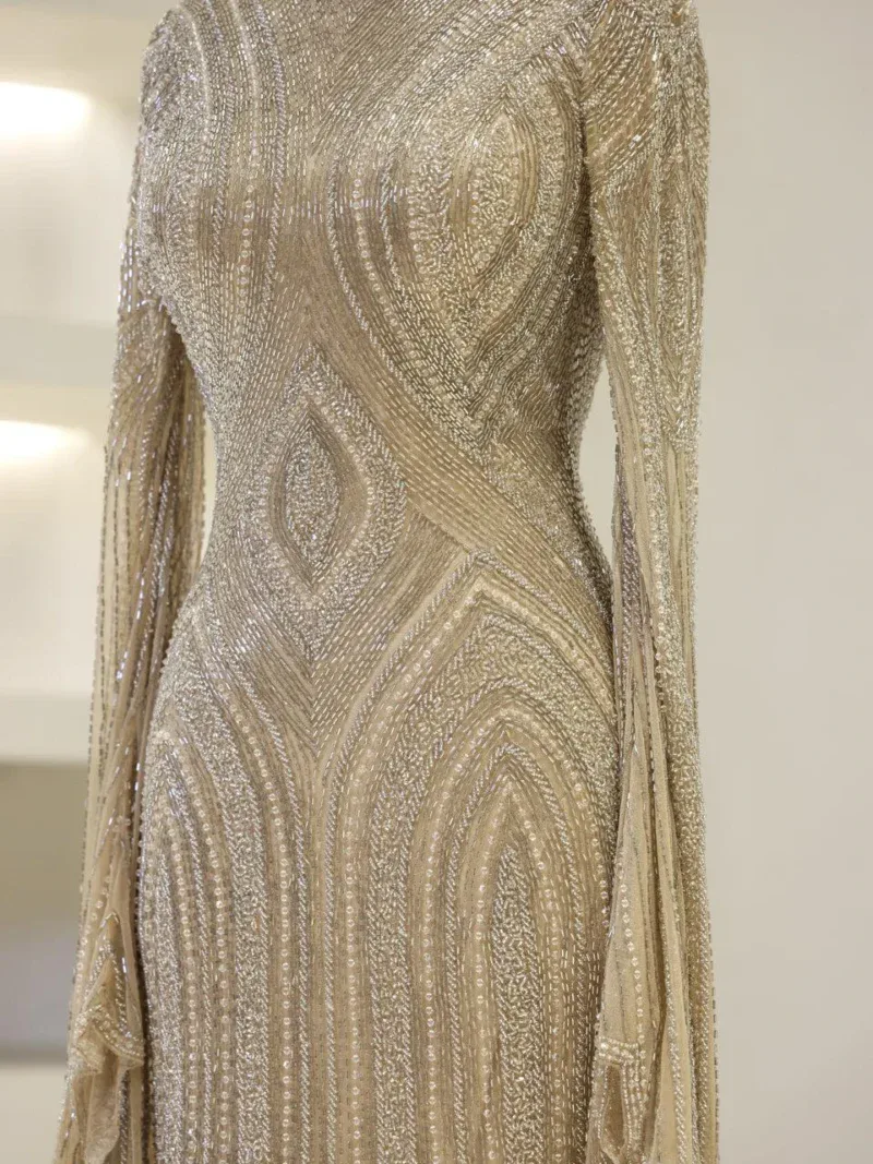 Couture Berru Modest Evening Dress