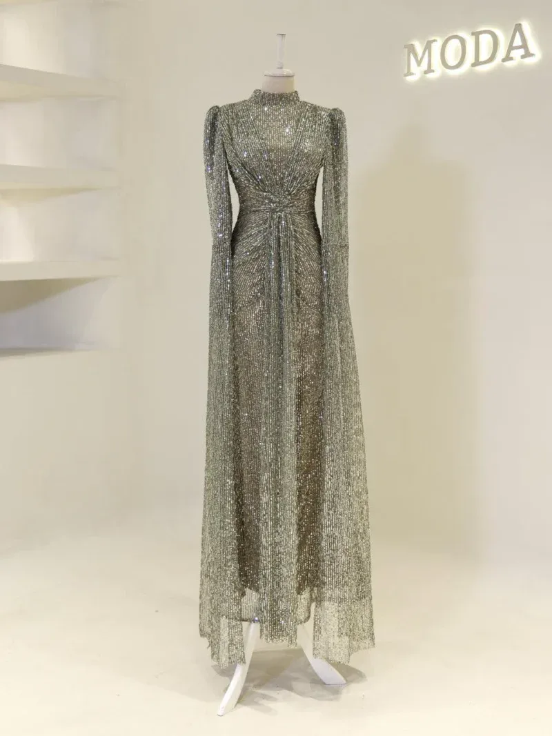 Couture Bonilla Modest Evening Dress