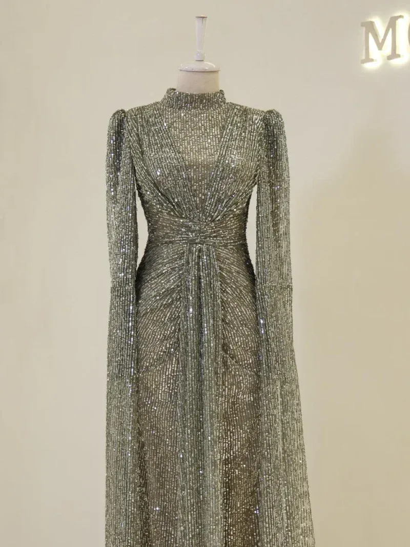 Couture Bonilla Modest Evening Dress