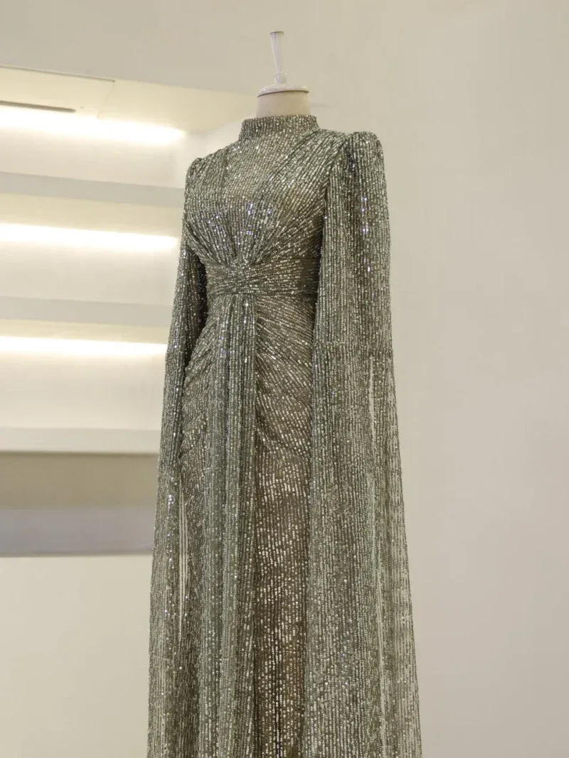 Couture Bonilla Modest Evening Dress