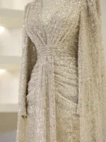 Couture Bonilla Modest Evening Dress