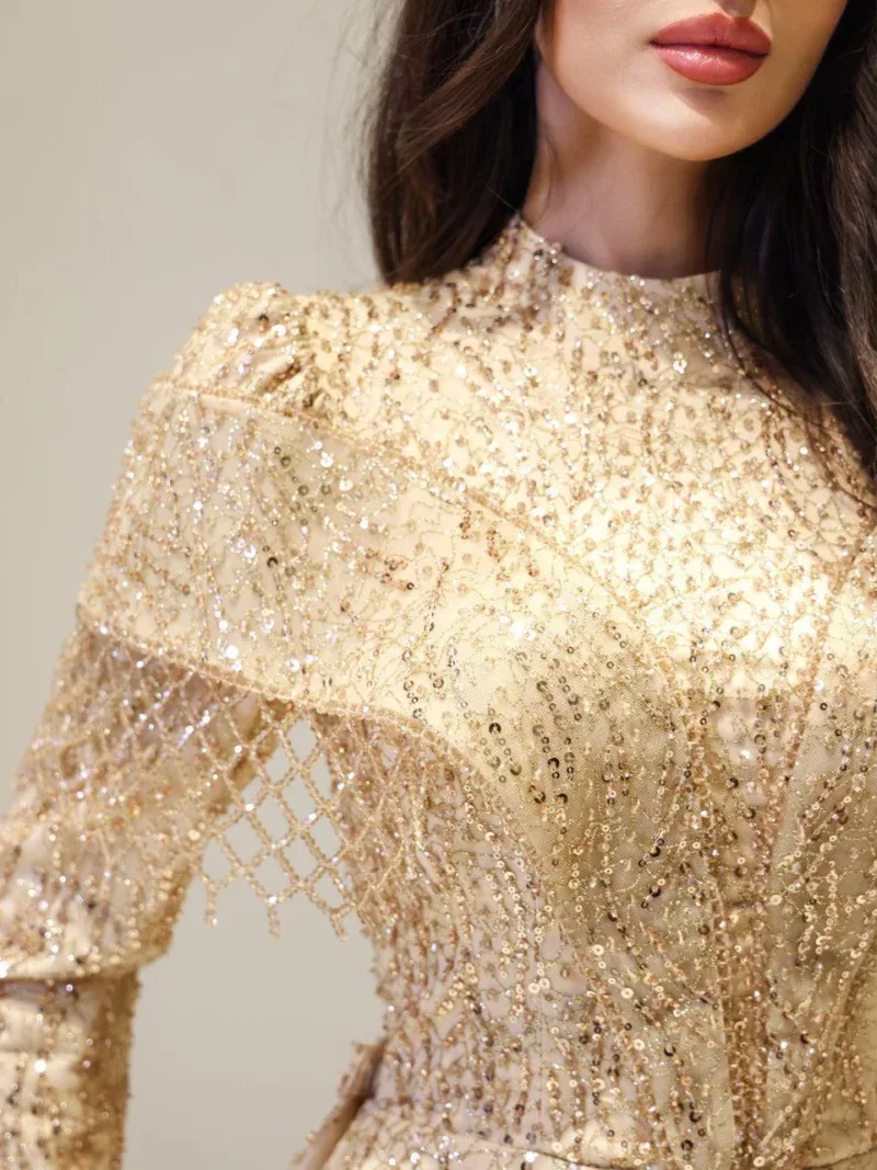 Couture Bowie Modest Evening Dress