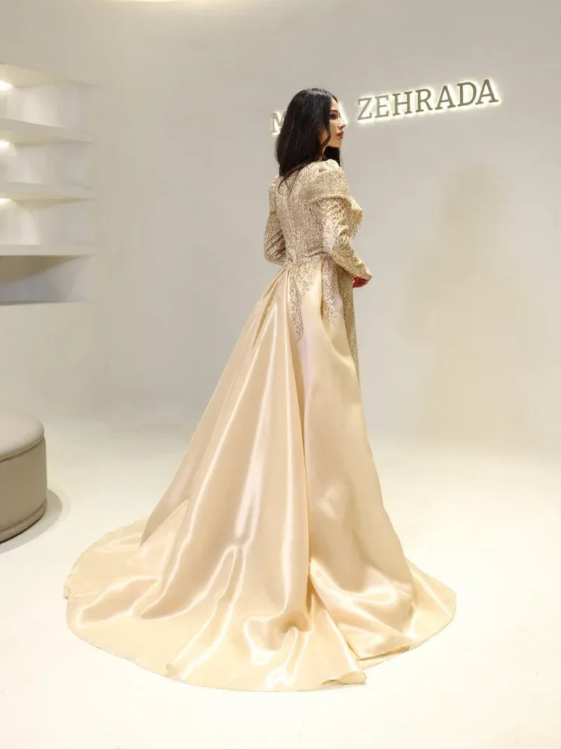 Couture Bowie Modest Evening Dress