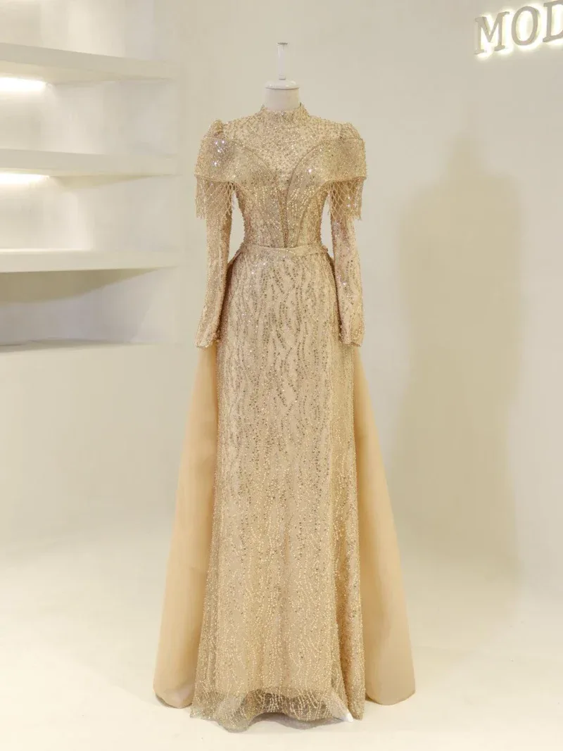 Couture Bowie Modest Evening Dress