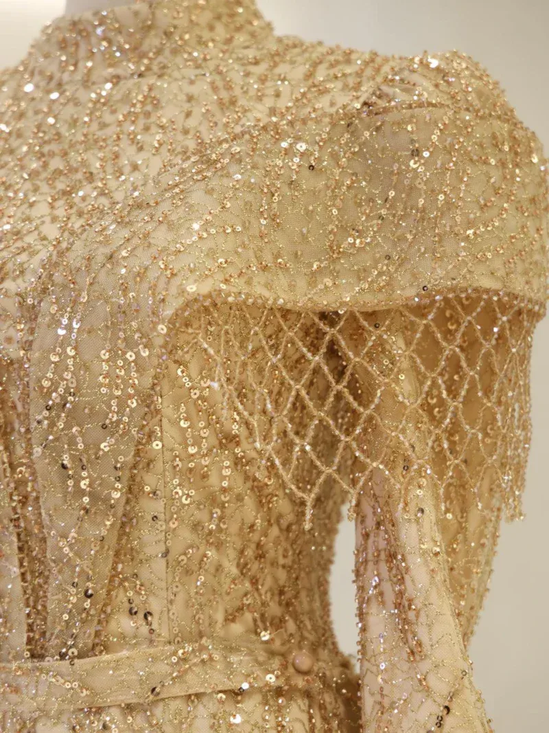 Couture Bowie Modest Evening Dress