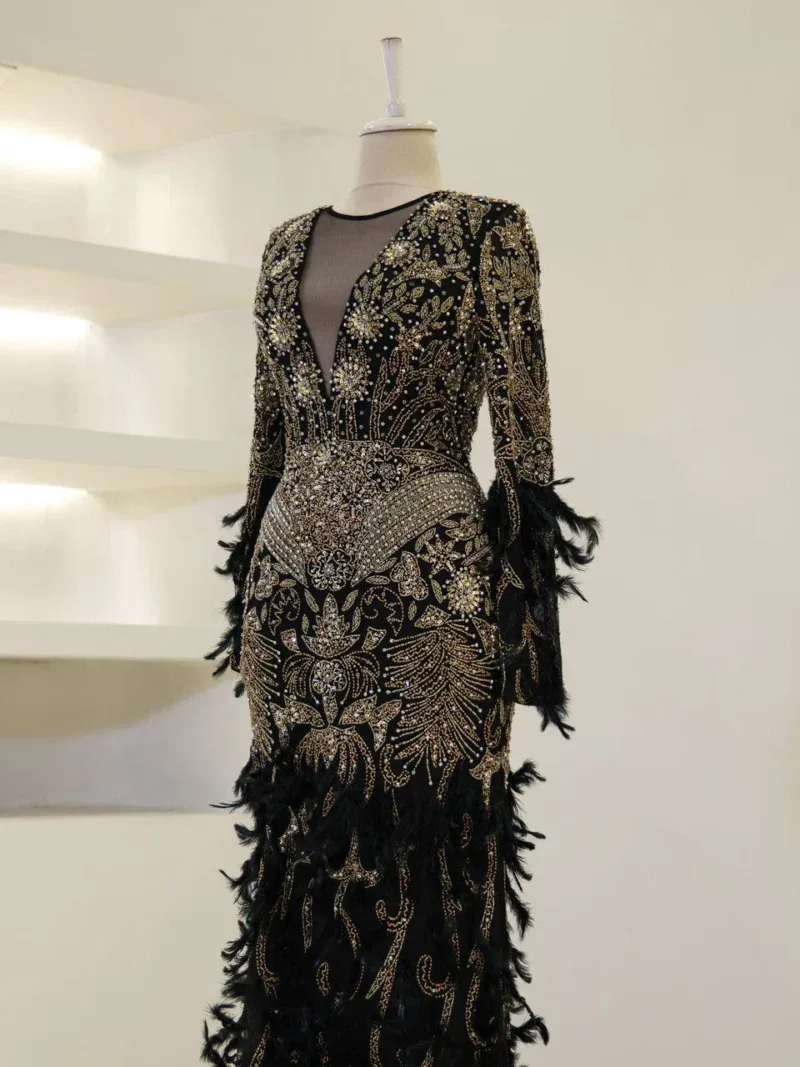 Couture Bremen Modest Evening Dress