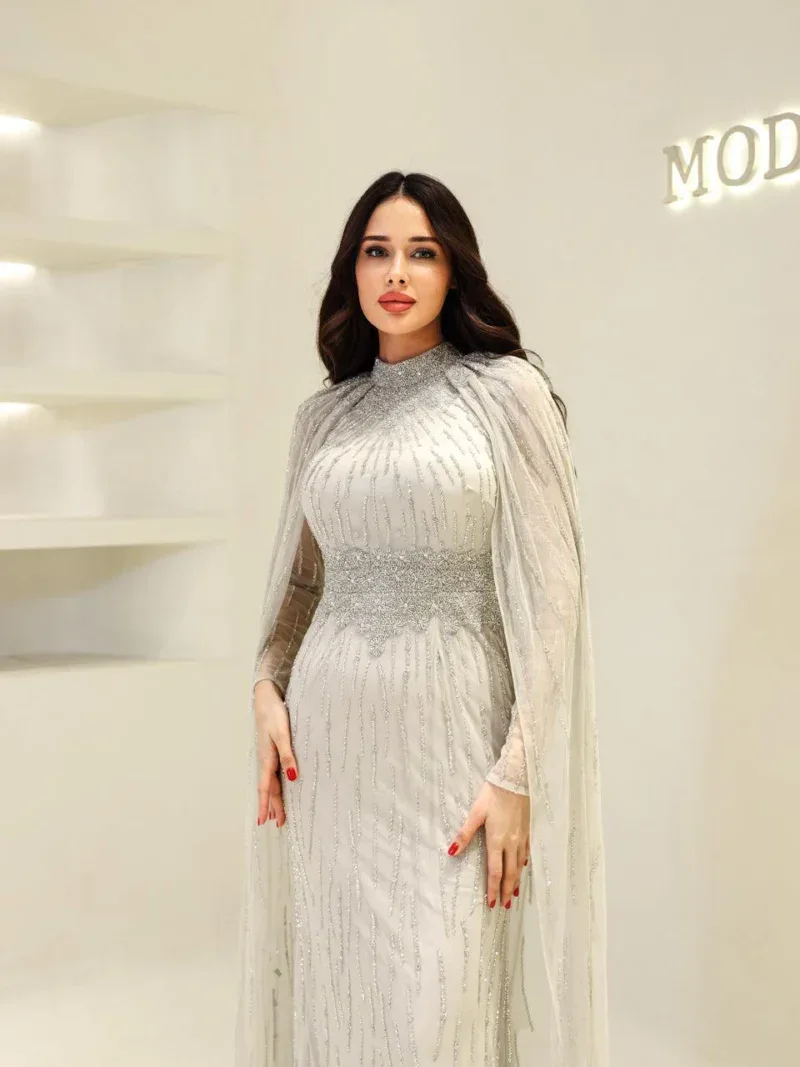 Couture Bukre Modest Evening Dress