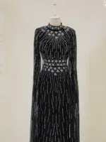 Couture Bukre Modest Evening Dress